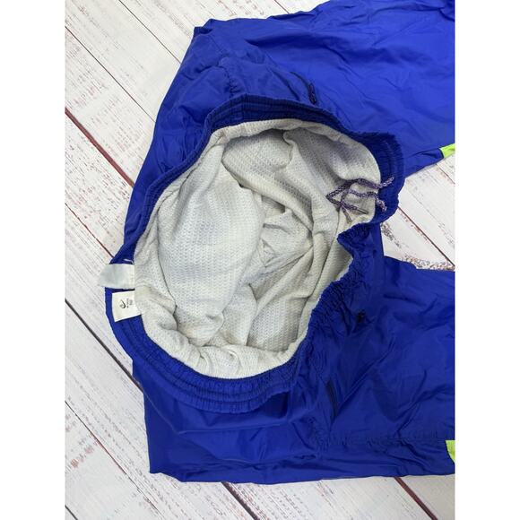 Vintage Nike Matching Tracksuit Men's Size XL Blue Yellow Hooded Zip 90's - Picture 14 of 16